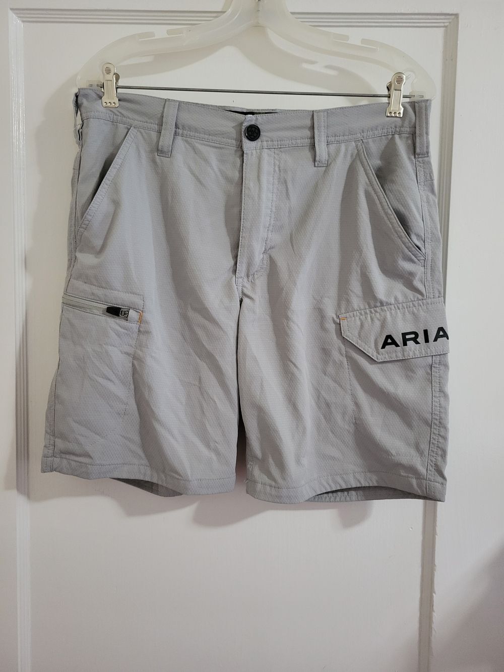 Ariat Men's Rebar WorkFlow Ultralight Alloy Grey Short